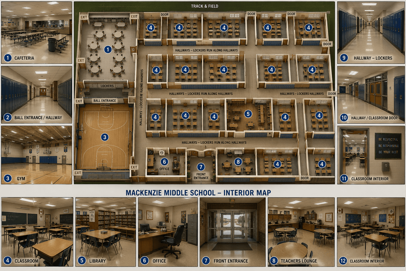 School interior — final design