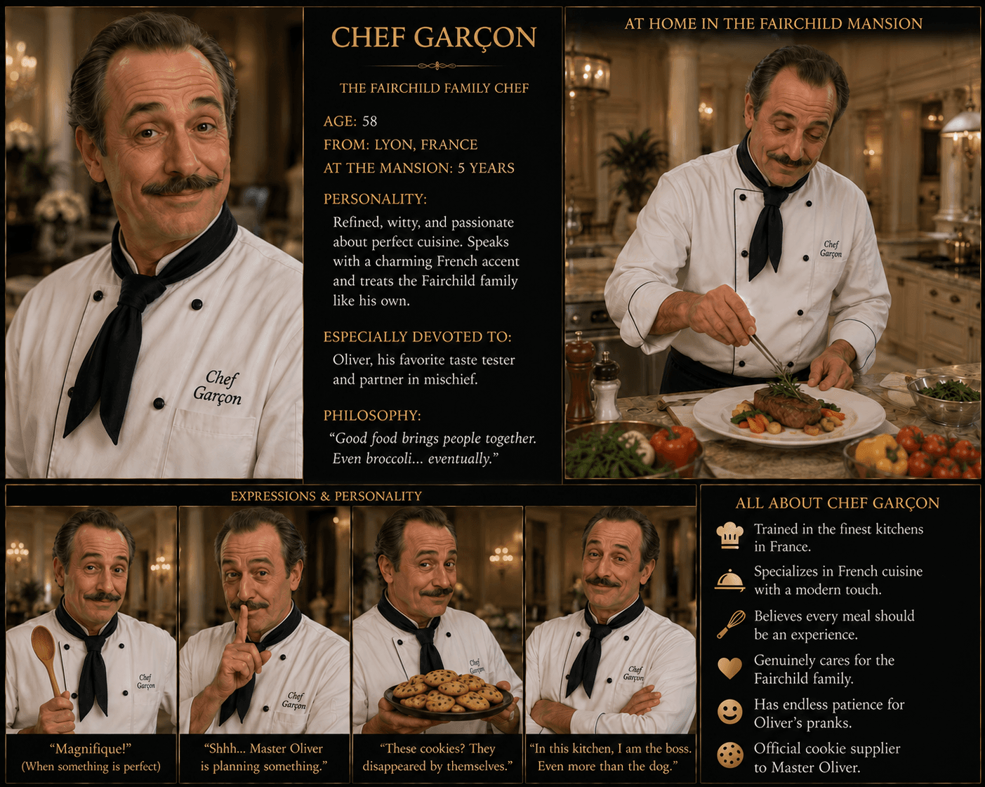 Chef Garçon — Profile sheet