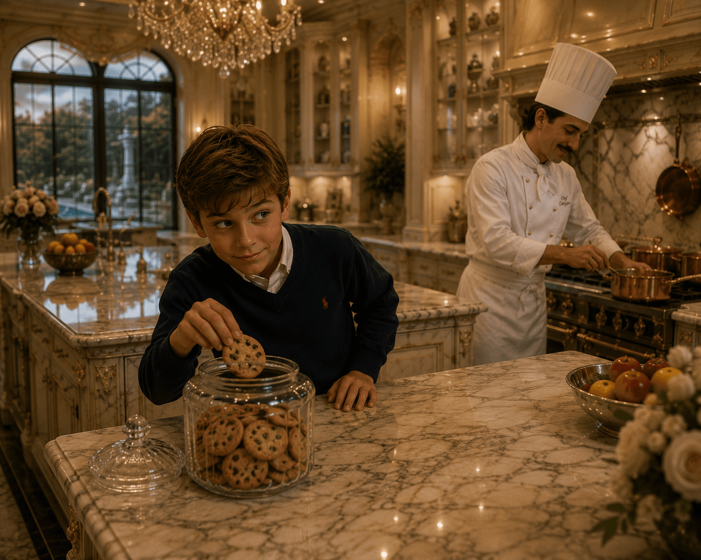 Oliver Steals Some Cookies