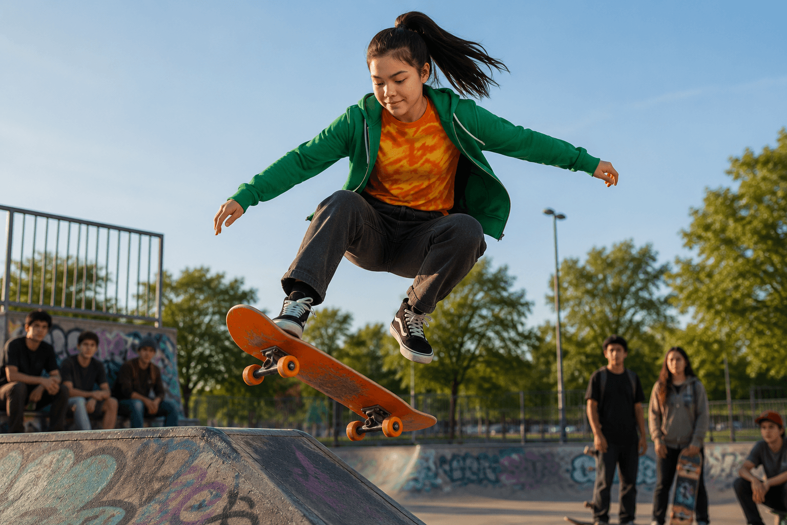 Tara Skateboarding