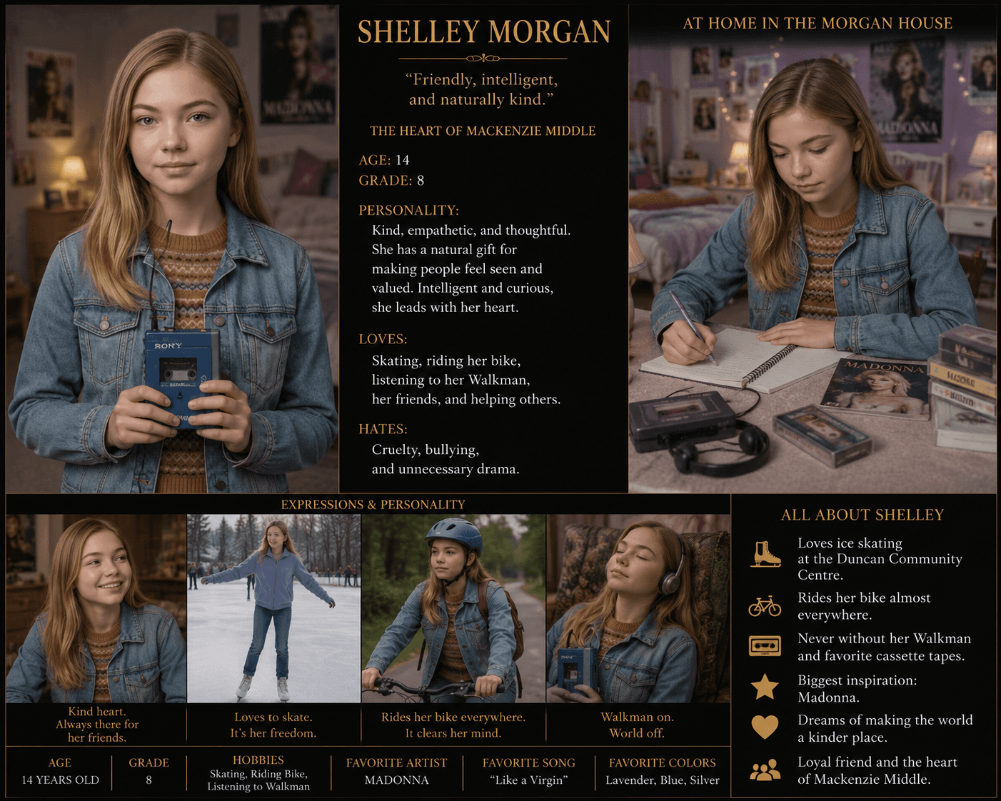 Shelley Morgan — Profile sheet