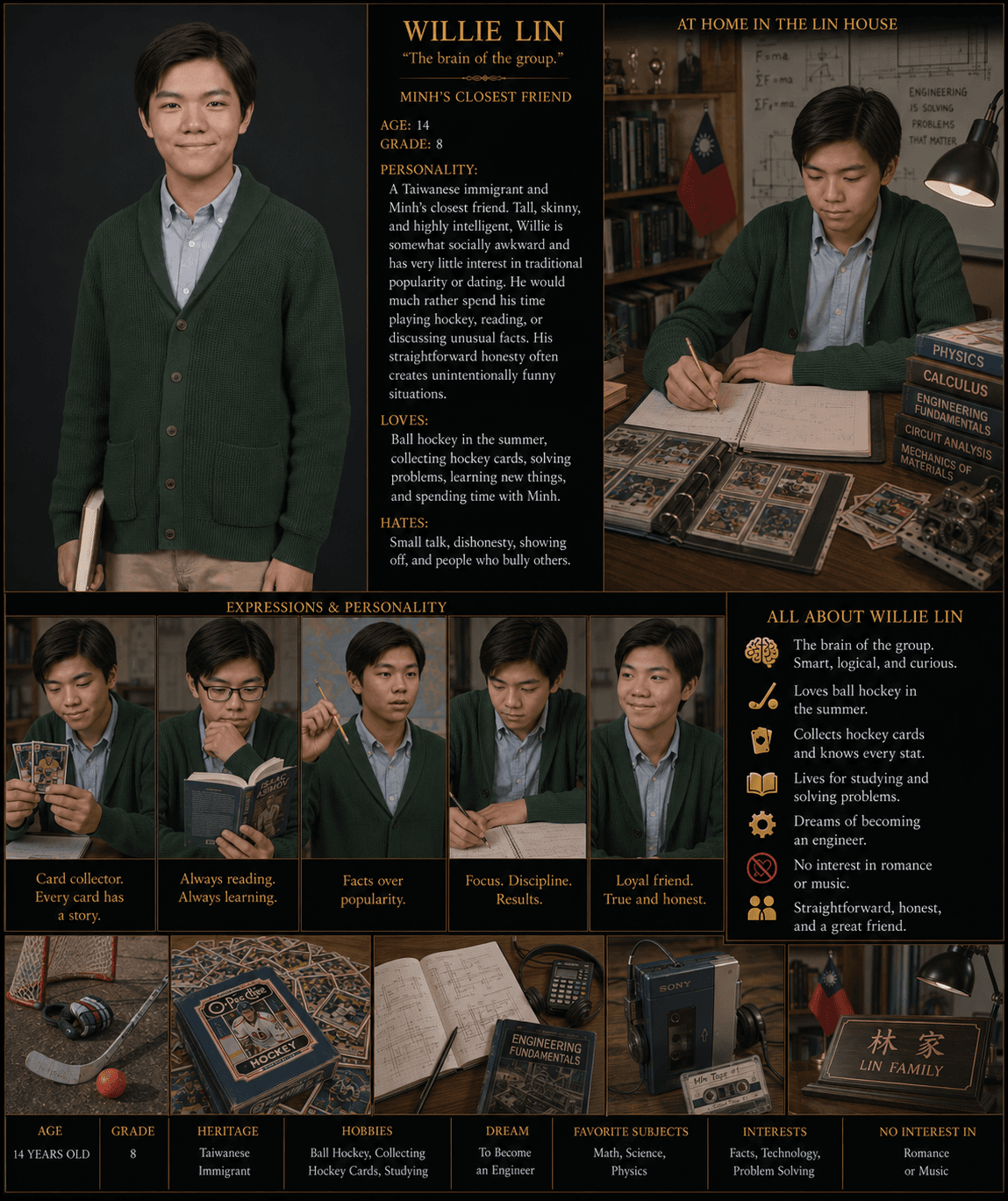 Willie Lin — Profile sheet